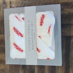 Baby Hooded Towel & Washcloth Set